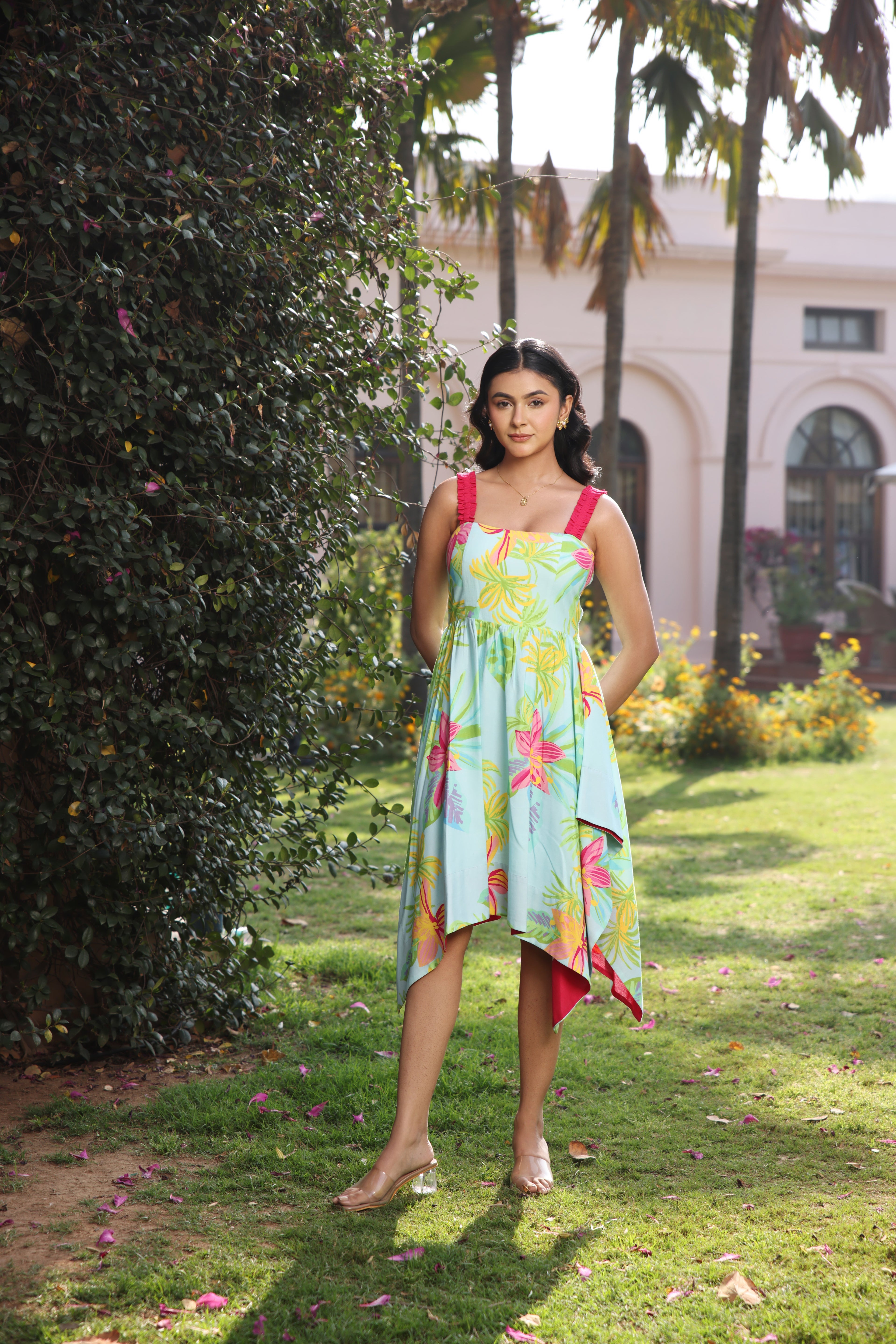 Tropique Whisper Asym Dress