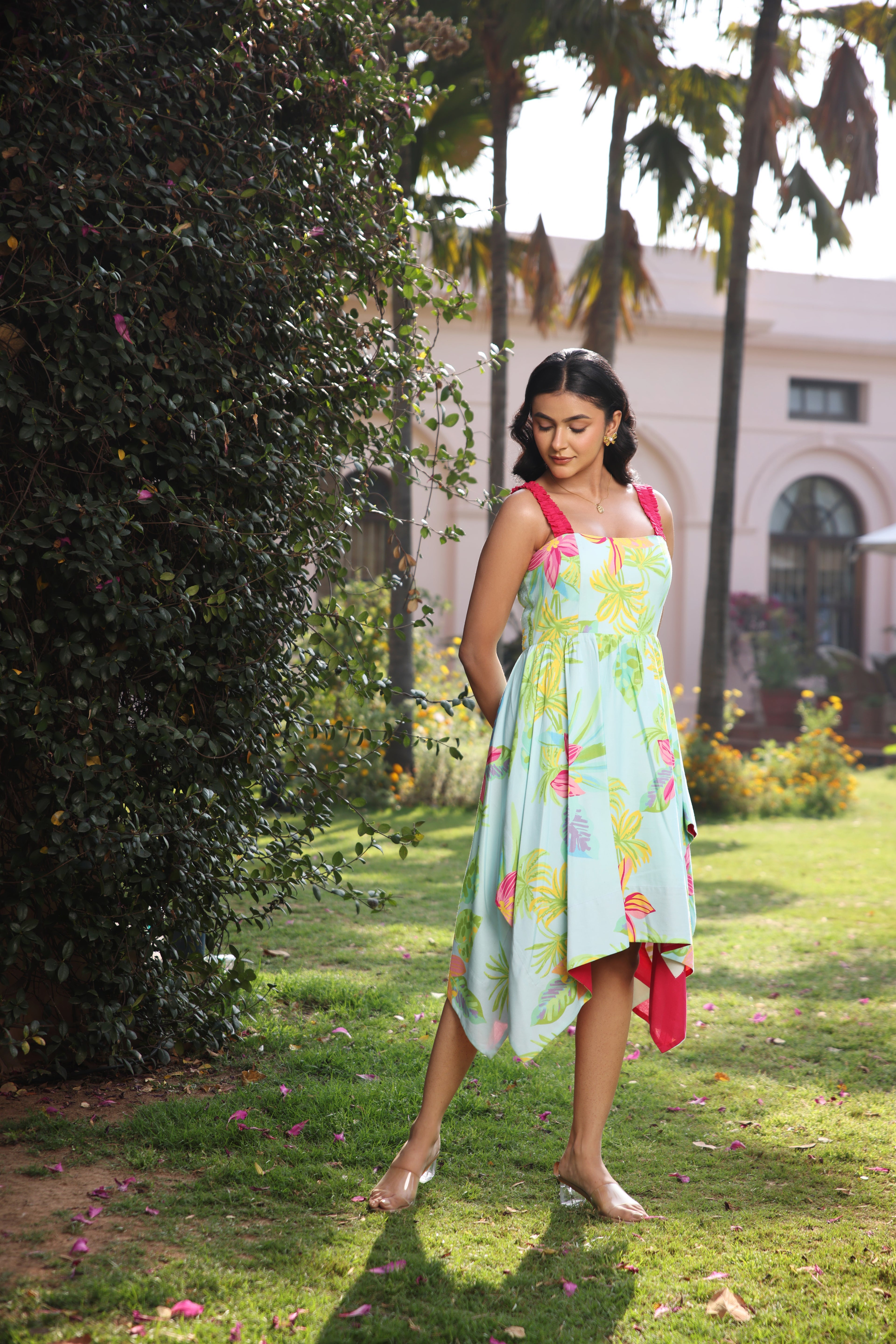 Tropique Whisper Asym Dress