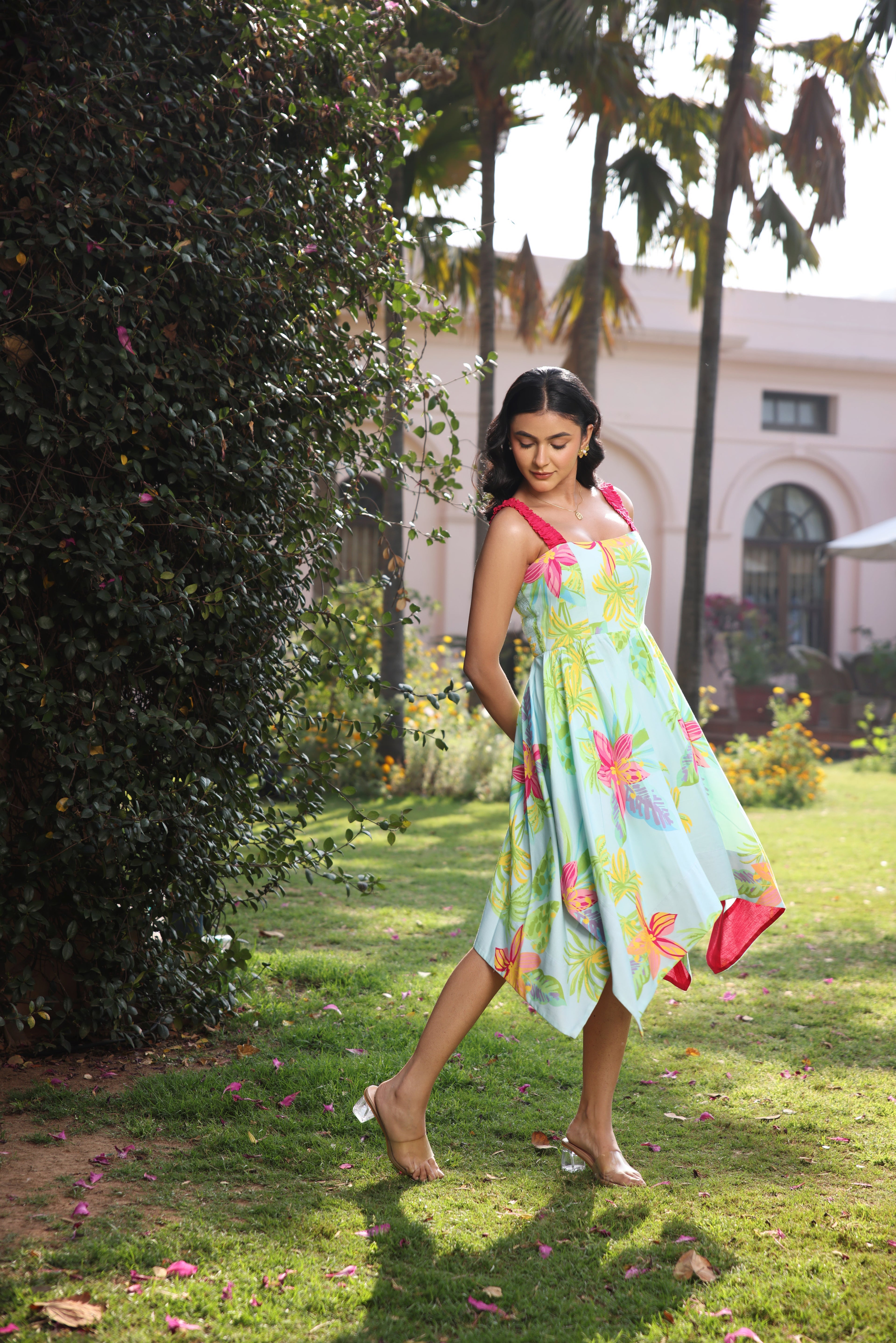 Tropique Whisper Asym Dress