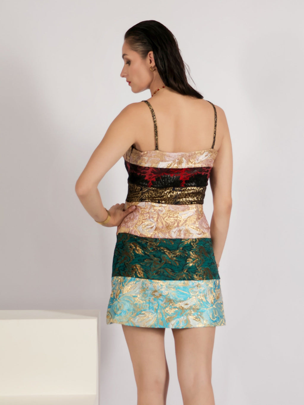 Aurora Jacquard Dress