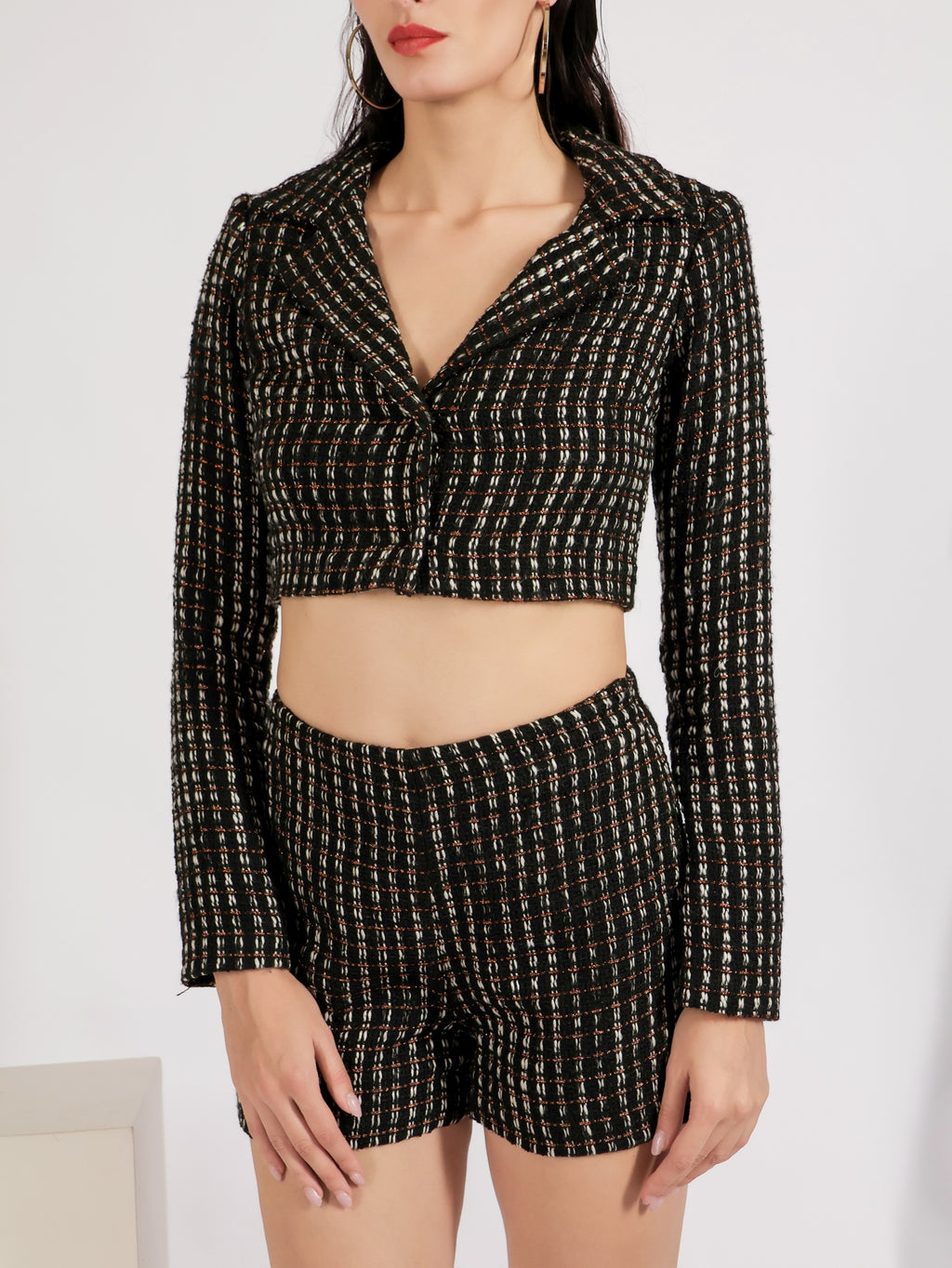 Midnight Loom Tweed Set