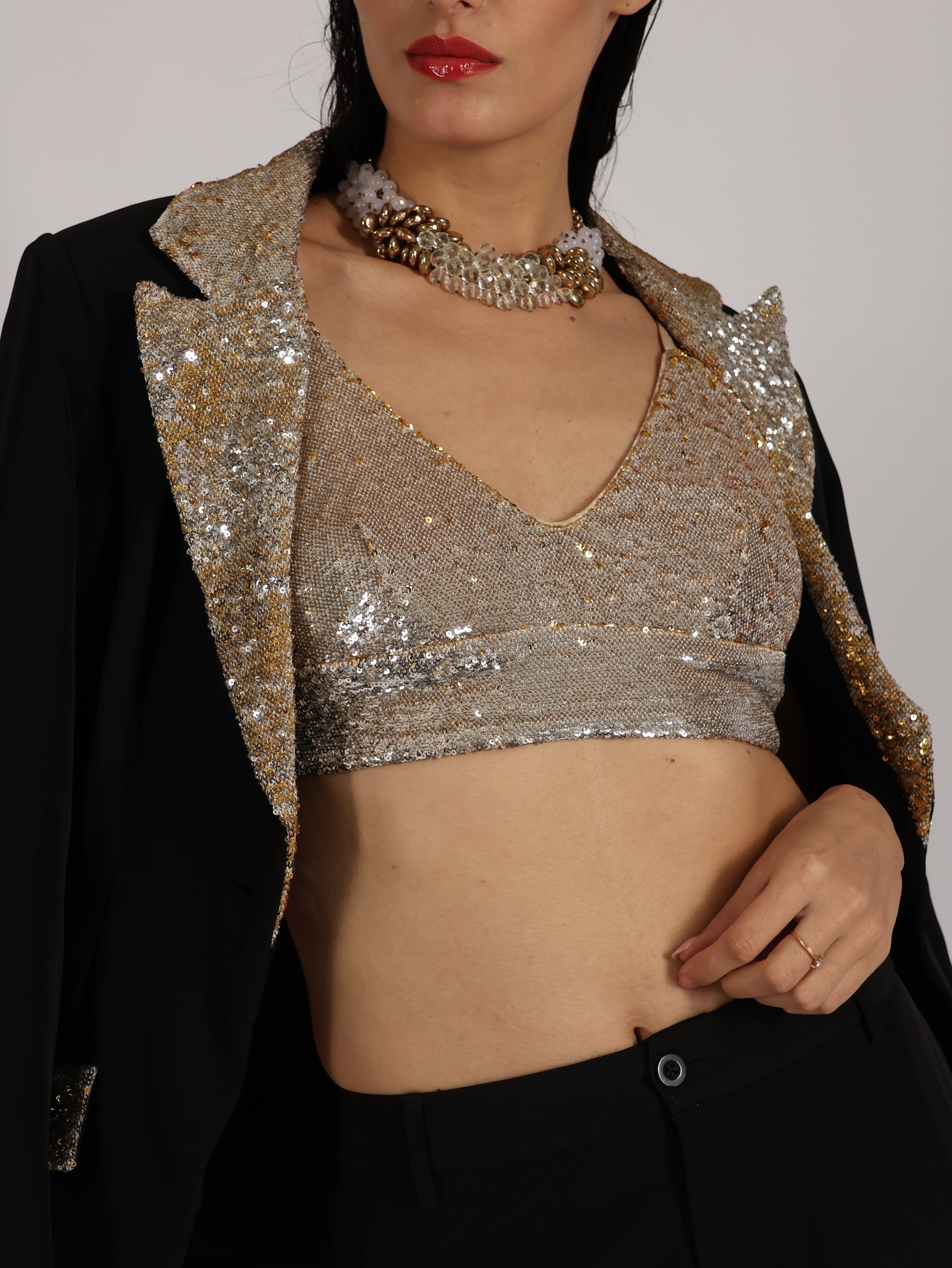 Twilight Mirage Sequin Bustier