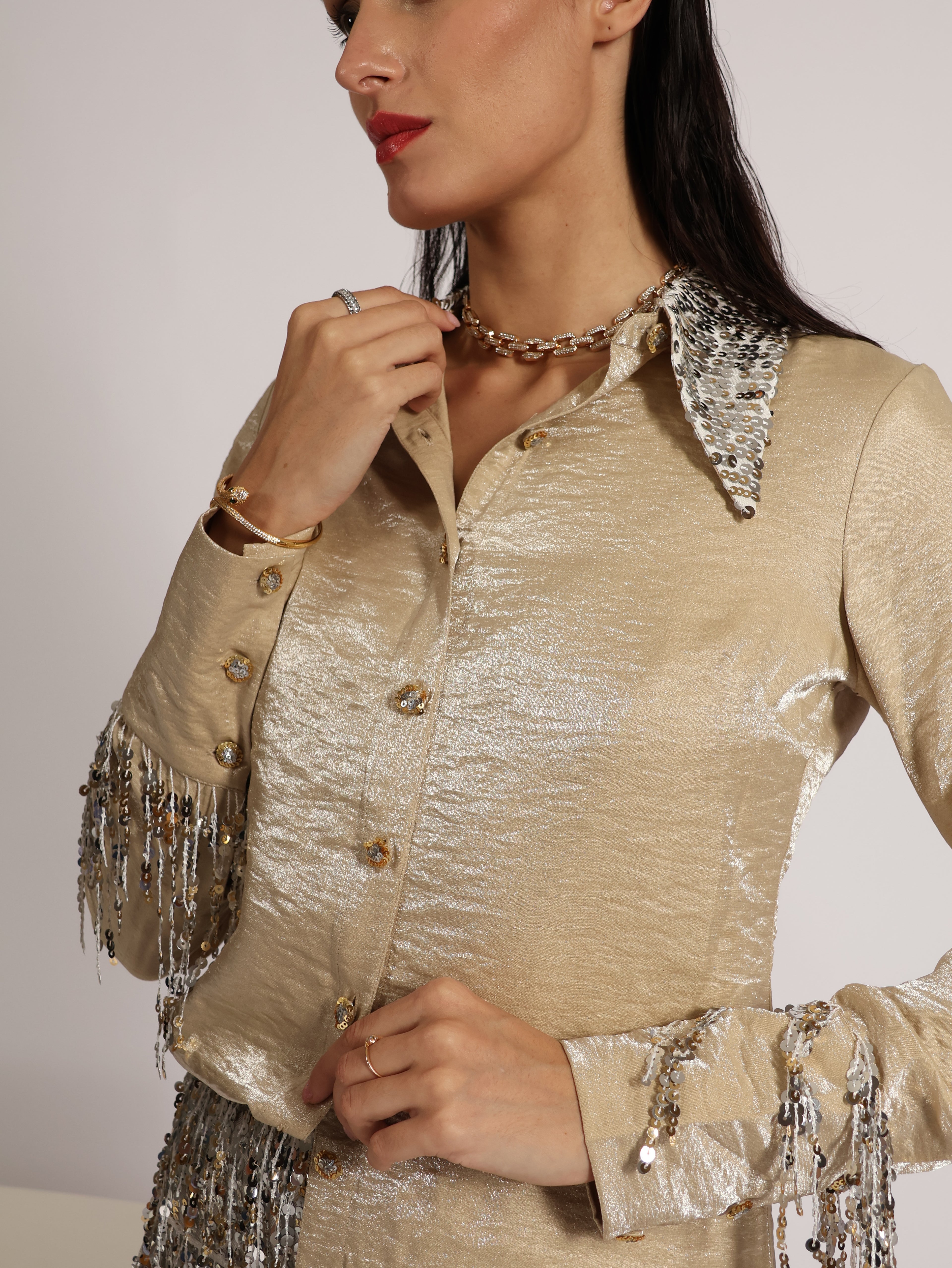 Celestia Fringe Shirt