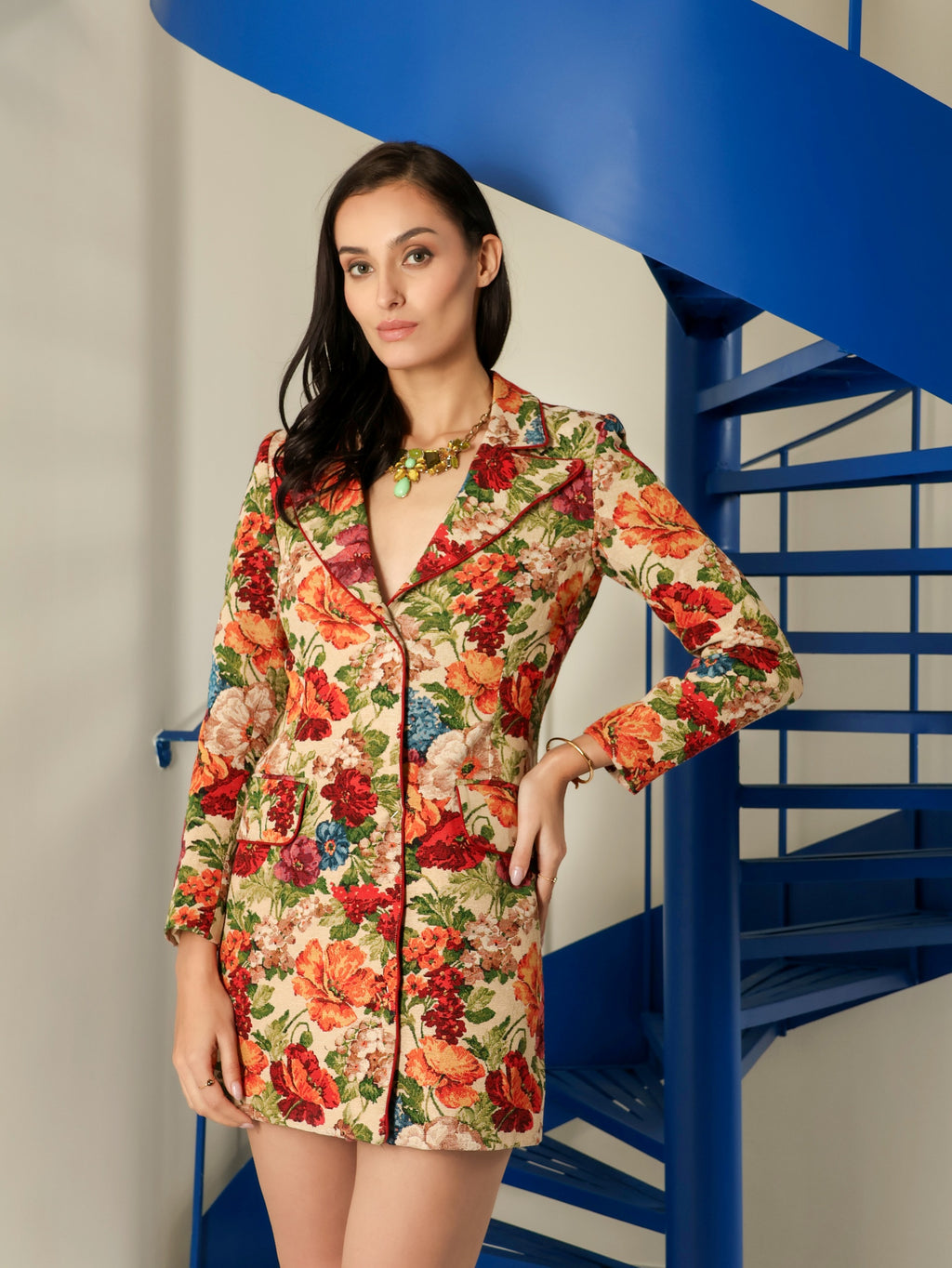 Celestia Jacquard Dress