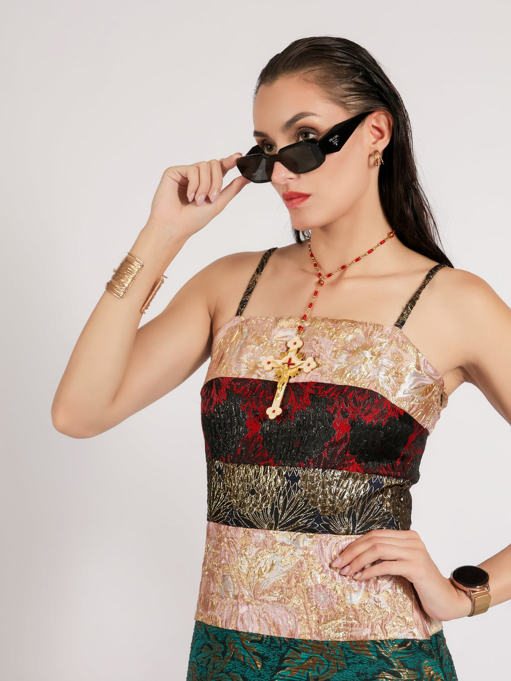 Aurora Jacquard Dress