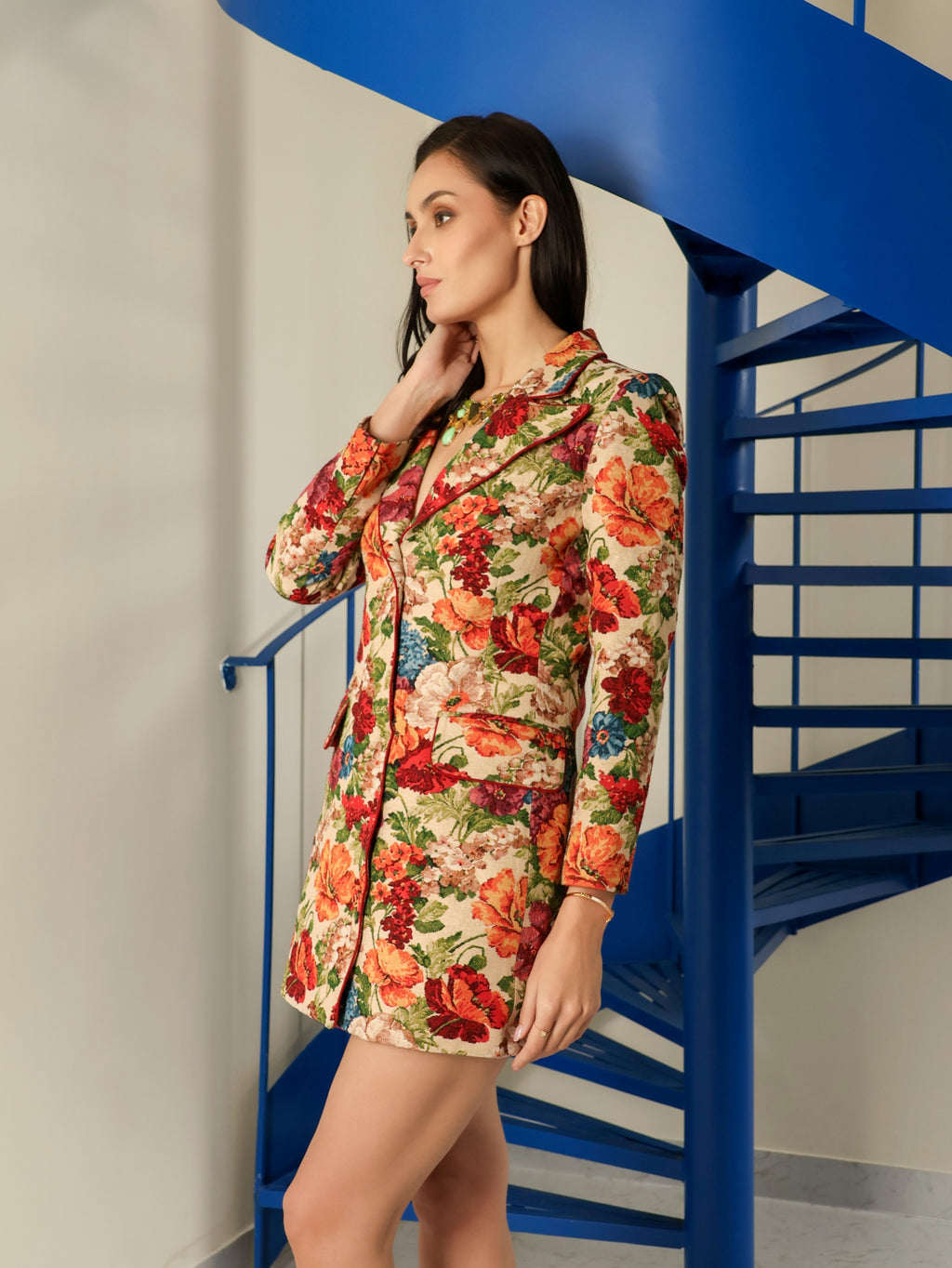 Celestia Jacquard Dress