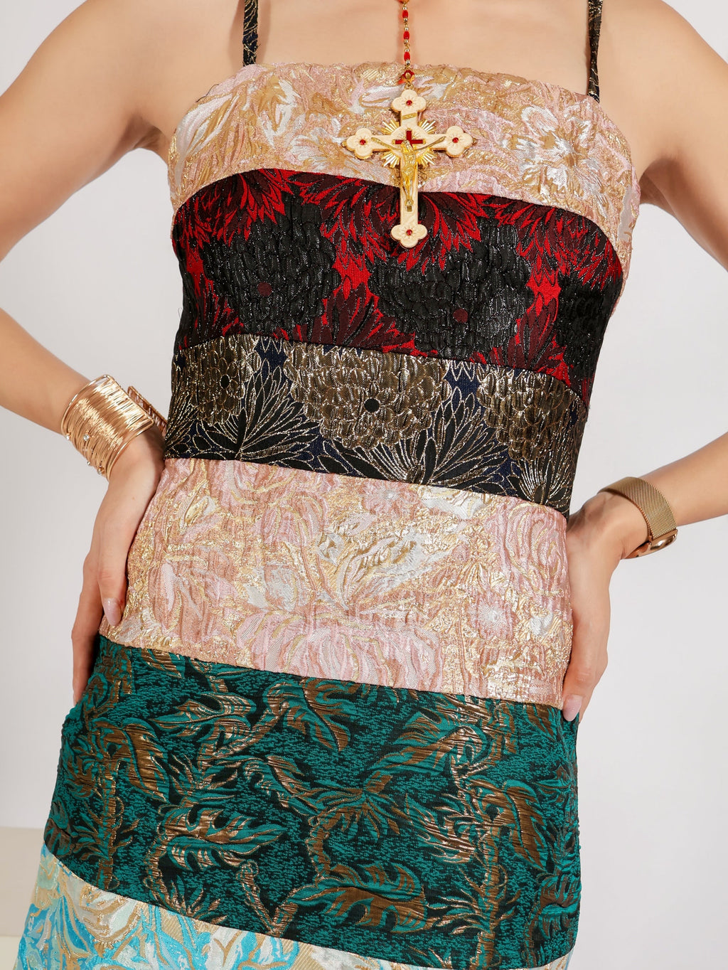 Aurora Jacquard Dress